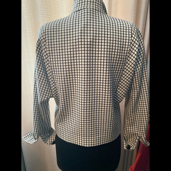 Cabi box check double breasted bomber - Picture 2 of 4